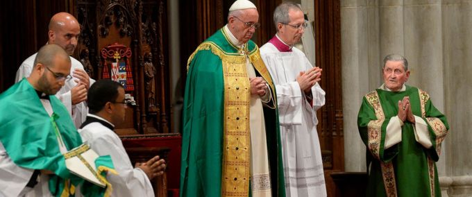 St. Patrick's Cathedral — celebration of Mass