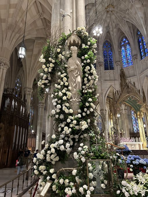 St. Patrick's Cathedral — Easter florals