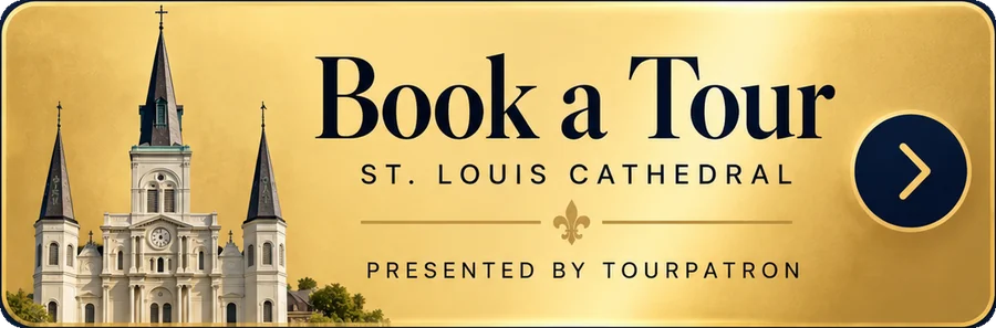 Book a tour, St. Louis Cathedral, presented by TourPatron